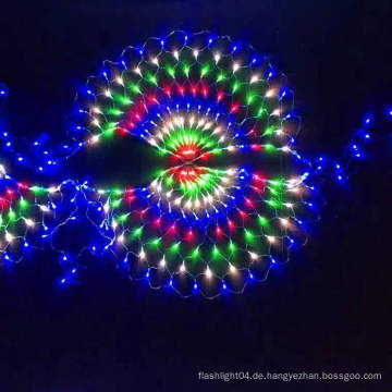 LED PEACOCK NET LANTERN